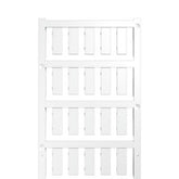 Weidmuller Device marker, white, pluggable, 20mm